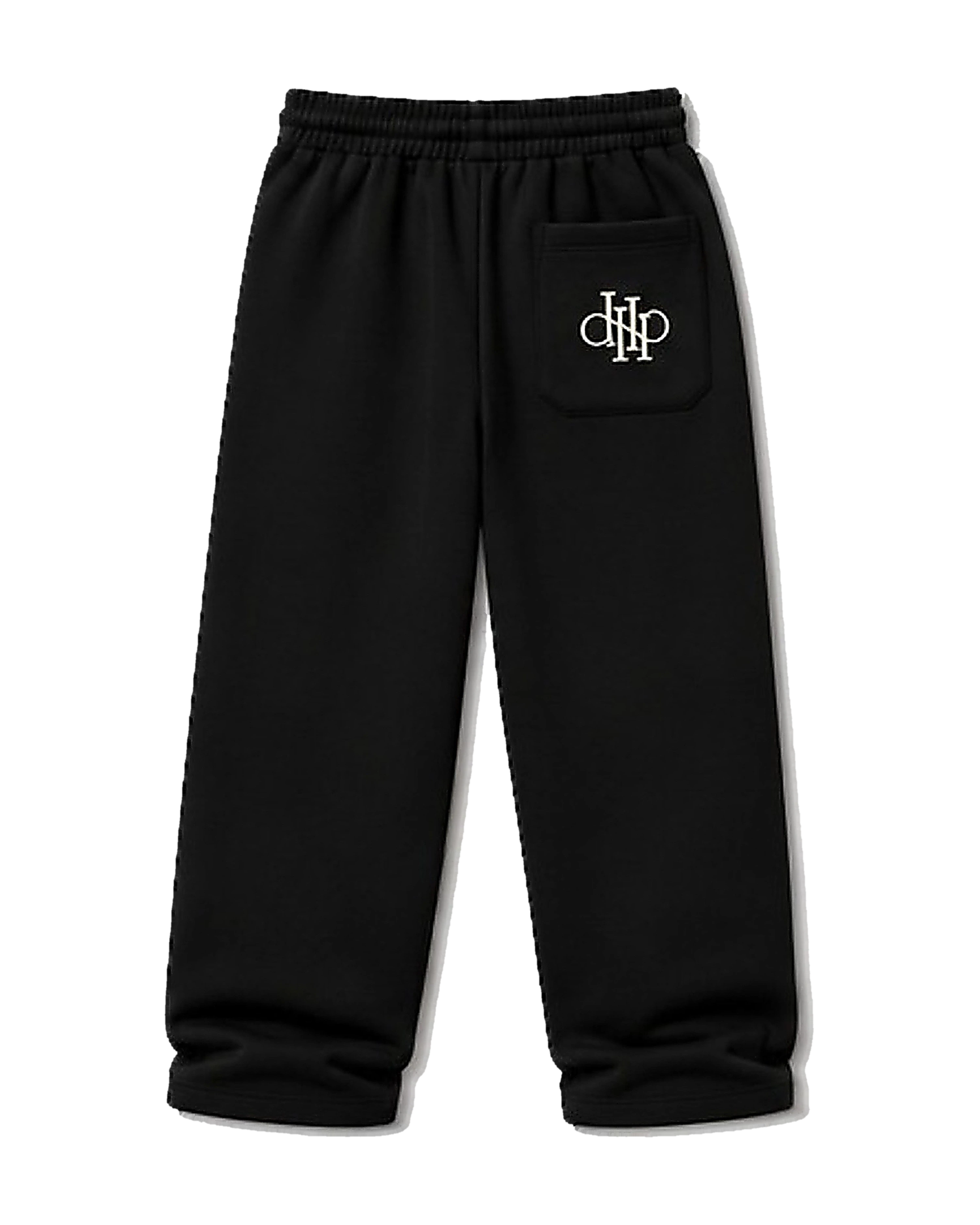 Heavyweight Sweatpants — Black — back