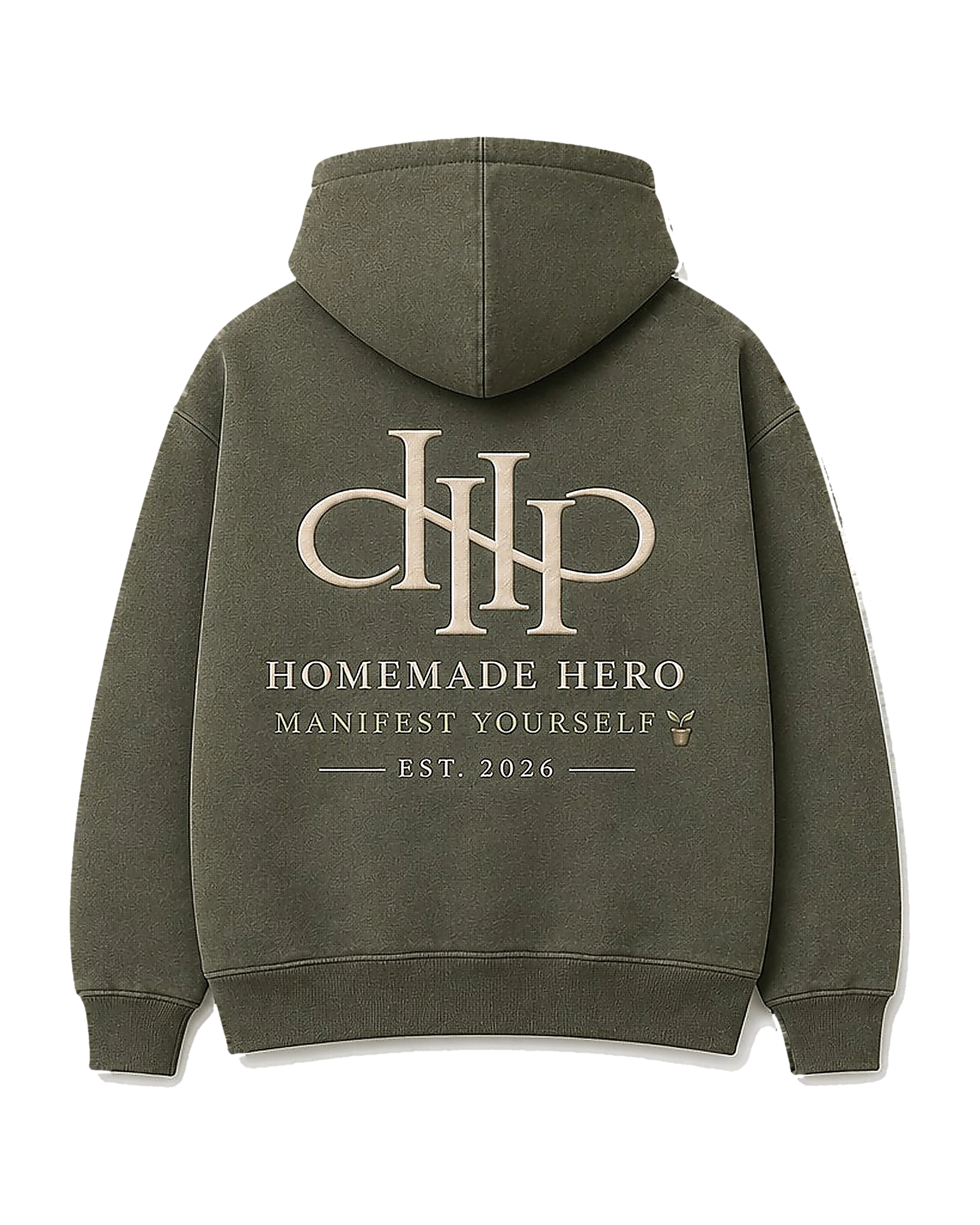Signature Hoodie — Sage Green — back